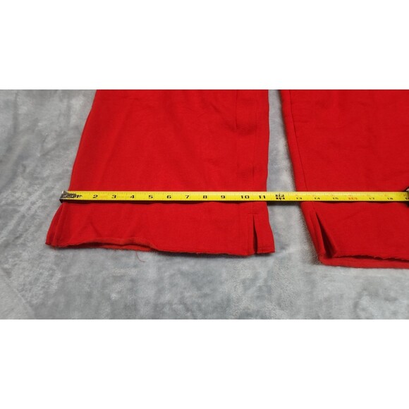 Victoria's Secret Small Red Game Day Ivy Fleece Wide-Leg Split-Hem Sweatpants - Picture 11 of 12